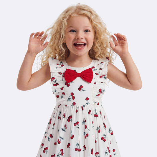 SUNNY FASHION Cherry Sweetheart Dress