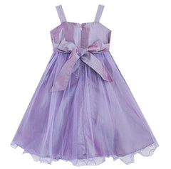 Flower Girl Dress Bow Tie Pageant Wedding Size 3-12 Years