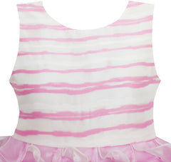 Girls Dress Pleated Tulle Princess Party Wedding Pageant Size 7-14 Years