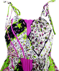 Girls Dress Floral Belt Chiffon Party Maxi Dress Size 6-14 Years