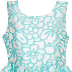 Flower Girls Dress Tiered Skirt Bridesmaid Wedding Size 4-12 Years