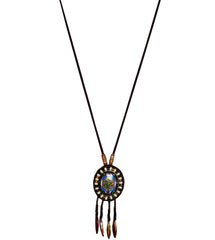 Girls Dress Flower Print Hanky Hem With Necklace Size 6-14 Years