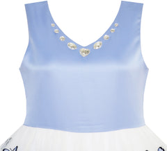 Girls Dress Vintage Flower Lace Wedding Party Size 7-14 Years