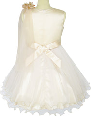 Girls Dress Elegant Wedding Gown Bridesmaid Tulle Flower Size 4-14 Years