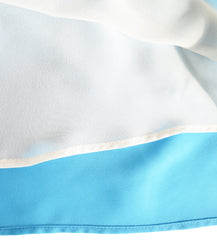 Girls Dress Turn-Down Collar Flower Chiffon Party Size 6-14 Years