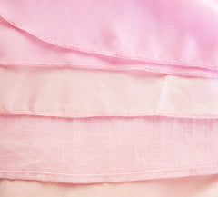 Girls Dress Sleeveless Halter Flower Multi Layer Chiffon Size 3-14 Years