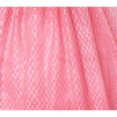 Girls Dress Flower Sparkling Sequins Belted Tulle Party Size 4-14 Years