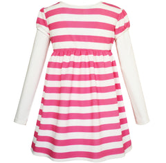 Girls Dress Christmas Santa Reindeer 2-in-1 Top Dress Size 2-8 Years