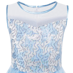 Flower Girls Dress Dimensional Flower Wedding Party Pageant Size 5-14 Years