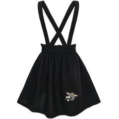 Girls Dress Suspender Pleated Mini High Waist Halloween Party Size 4-12 Years