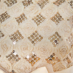 Girls Dress Flower Tulle Pleated Wedding Party Size 2-14 Years