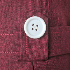 Girls Dress Khaki Button Back School Pleated Hem Size 6-14 Years