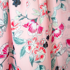 Girls Dress Floral Belt Chiffon Party Maxi Dress Size 6-14 Years