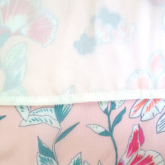 Girls Dress Floral Belt Chiffon Party Maxi Dress Size 6-14 Years