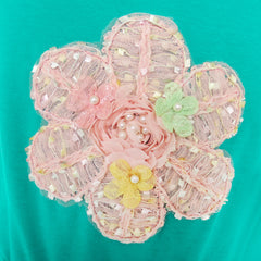 Girls Dress Short Sleeve Rainbow Tulle Skirt Birthday Party Size 4-10 Years