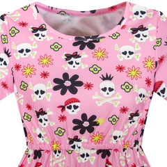 Girls Dress Forest Fox Long Sleeve Size 3-12 Years