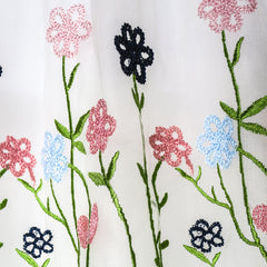 Flower Girls Dress Dimensional Flower Wedding Party Pageant Size 5-14 Years