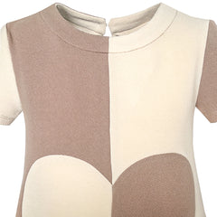 Girls Dress Lotus Leaf Sleeve Cherry Embroidery Everyday Size 3-12 Years