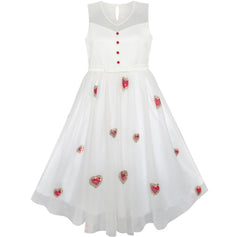 Flower Girls Dress Dancing Ball Gown Princess Party Size 6-14 Years