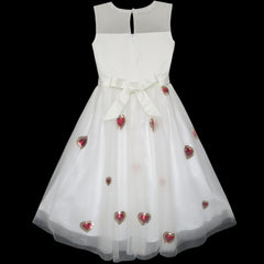 Flower Girls Dress Dancing Ball Gown Princess Party Size 6-14 Years
