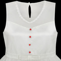 Flower Girls Dress Dancing Ball Gown Princess Party Size 6-14 Years