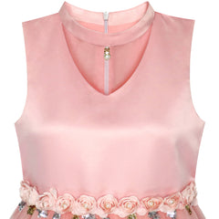 Flower Girls Dress Dancing Ball Gown Princess Party Size 6-14 Years