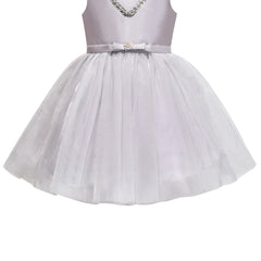 Girls Dress Elegant Design Princess Wedding Bow Tie Flower Size 4-14 Years