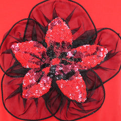 Girls Dress Long Sleeve Lace 2-in-1 Princess Tutu Size 4-12 Years