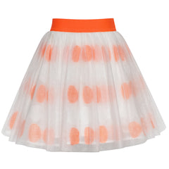 Girls Skirt Rose Flower Tutu Dancing Dress Size 2-12 Years