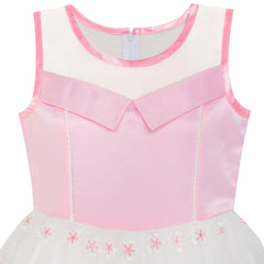 Flower Girls Dress Tiered Skirt Bridesmaid Wedding Size 4-12 Years