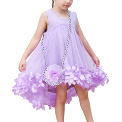 Girls Dress A-line Cute Handbag Princess Size 5-10 Years