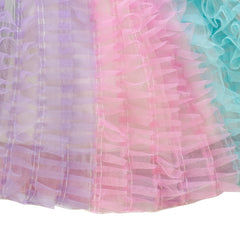 Girls Dress Christmas Santa Holiday New Year Party Size 1-12 Years