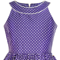 Girls Dress Flower Halter Flare Dress Princess Size 5-14 Years