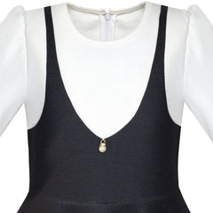 Girls Dress Forest Fox Long Sleeve Size 3-12 Years