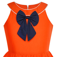 Girls Dress Flower Halter Flare Dress Princess Size 5-14 Years