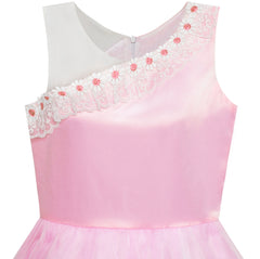 Flower Girl Dress Sequin Bridesmaid Wedding Party Size 5-14 Years