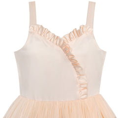 Flower Girl Dress Bow Tie Pageant Wedding Size 3-12 Years