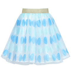 Girls Skirt Rose Flower Tutu Dancing Dress Size 2-12 Years