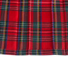 Girls Dress Khaki Button Back School Pleated Hem Size 6-14 Years