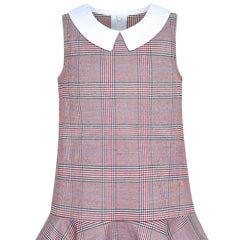 Girls Dress Short Sleeve Pleated Skirt School Uniform Size 4-12 Years