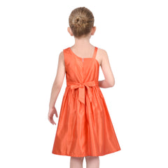 Girls Dress Halloween Pumpkin Ghost Costume Tank Dress Size 3-12 Years