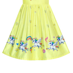 Girls Dress Halloween Pumpkin Ghost Costume Tank Dress Size 3-12 Years