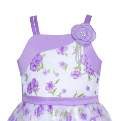 Flower Girl Dress Bow Tie Pageant Wedding Size 3-12 Years