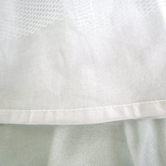 Girls Dress Sequin Backless Floral Hollow Back Lace Wedding Size 3-14 Years