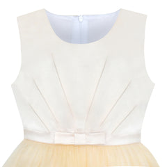 Flower Girls Dress Tiered Skirt Bridesmaid Wedding Size 4-12 Years