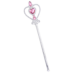 Princess Aurora Costume Briar Rose Accessories Crown Magic Wand Size 4-12 Years