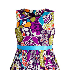 Girls Dress Flower Summer Beach Dress Size 2-12 Years