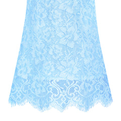 Girls Dress Flower Lace Collar Skirt Dress Size 4-14 Years