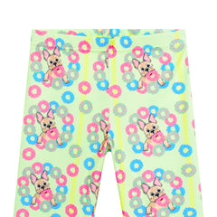 Girls Pants 3-Pack Cotton Leggings Lace Stretchy Kids Toddler Size 2-8 Years