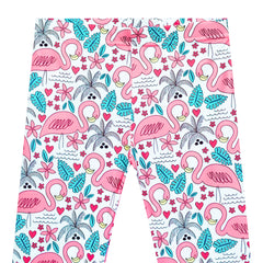 Girls Pants 3-Pack Cotton Leggings Lace Stretchy Kids Toddler Size 2-8 Years